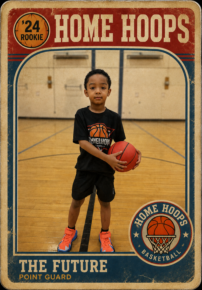 Home Hoops Rookie trading card — The Future